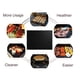 thumbnail image 5 of Set de 6 tapetes para parrilla Renook antiadherentes 40 x 33 cm, negros, 5 of 7