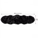 thumbnail image 2 of Alfombra Decorativa Pasillera de Pelo Largo 60x180 cm Negra Decodreams, 2 of 3