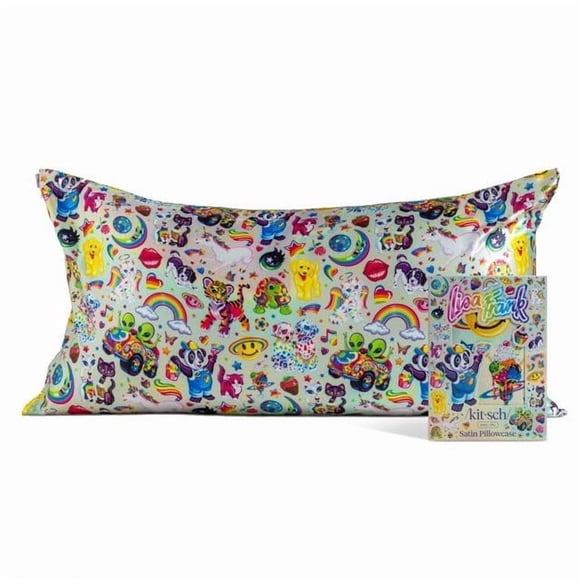 Funda de almohada Kitsch Lisa Frank Satín – Mundo Fantástico