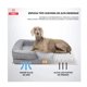 thumbnail image 3 of Cama Antiestres Perro Colchon Ortopedica 90x63cm Grande Gris, 3 of 3