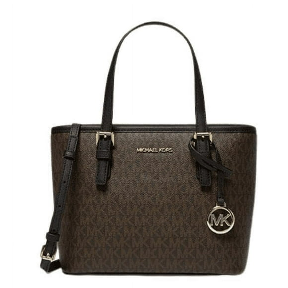 Cartera Michael Kors Tote XS Carry All Jet Set, Color Café