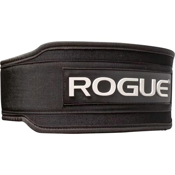 Cinturón de halterofilia Rogue 5 de nailon para abdomen y zona lumbar