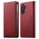 thumbnail image 1 of Funda Billetera de Cuero para [Samsung Galaxy A17 4G/5G], Bloqueo RFID, Tarjetas y Soporte Rojo, 1 of 5