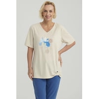 Fashionspark - Polera Mujer Print Beige - Ll