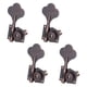 thumbnail image 5 of Clavijas De Afinación De Bajo Eléctrico Abiertas De 4 Piezas Para Guitarra Eléctrica De Ukelele 4R Bronce Rojo, 5 of 5