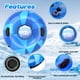 thumbnail image 3 of Trineo inflable Snow Tube WOLKEK para niños y adultos, paquete de 3, 3 of 9
