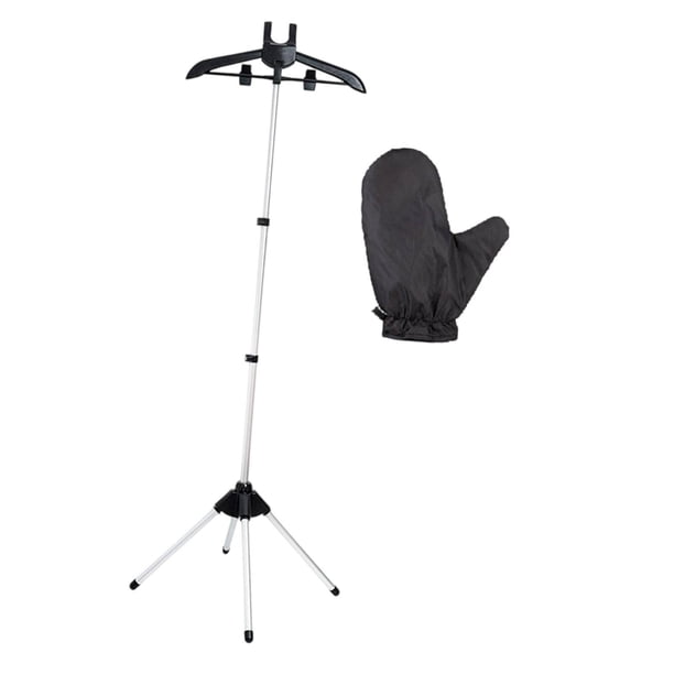 Soporte Para Plancha De Vapor De Aleación De Aluminio, Fácil De Usar, Versátil, Para Máquina De Planchar, Color Negro