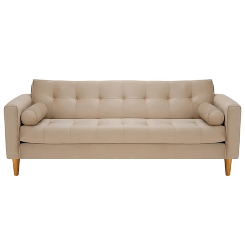 Bodevir - Sofa Retro 3Cg Felpa 04 Beige