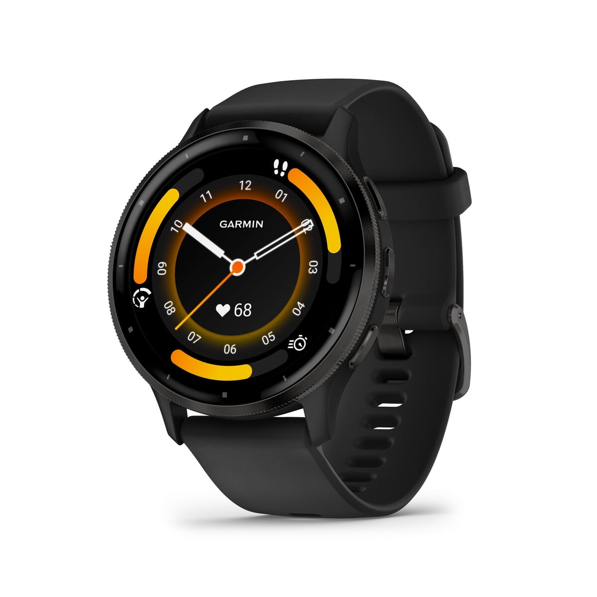 Smartwatch Garmin Venu 3 Gps 45mm Bisel Acero Negro Amoled