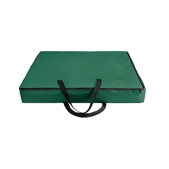 Bolsa De Almacenamiento Para Coronas De Flores Artificiales Para Organizar El Garaje Y El Hogar, Color Verde