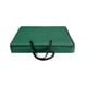 thumbnail image 3 of Bolsa de almacenamiento de coronas, caja de almacenamiento de luz navideña, asas portátiles, contenedor de corona de Navidad, organizador de decoració Verde, 3 of 5