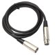 thumbnail image 1 of Cable de 3Pin Jack XLR macho a hembra M / F Cable de audio para mezclador de micrófono 1.8m, 1 of 3