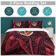 thumbnail image 5 of Hazbin Hotel Helluva Boss Bedding Set Duvet Cover Comfortable and Lightweight Cartoon Bedding3 Piece, 5 of 5