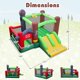 thumbnail image 4 of Brincolín inflable BOUNTECH estilo granja con alberca de pelotas y toboganes dobles, 4 of 9