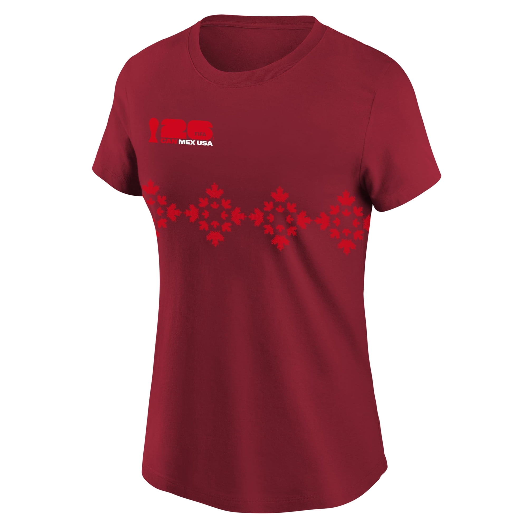 Camiseta De Fútbol Outerstuff Fifa 2026 Para Mujer, Roja, Talla Grande