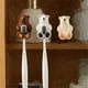 thumbnail image 3 of 1pc Cute Bear Toothbrush Holder - Wall Mounted Rack for Bathroom Organization, 3 of 4