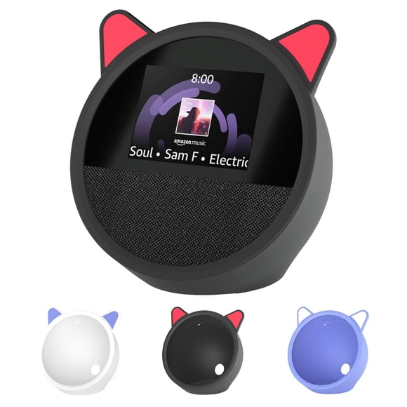 Funda de silicona Liboer para Echo Spot, carcasa impermeable