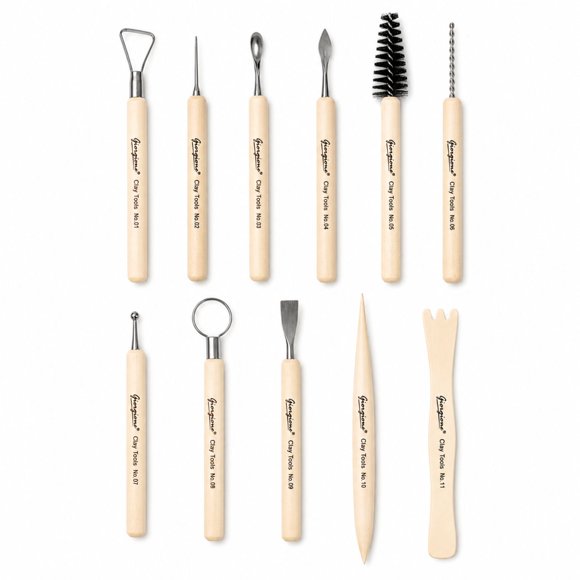 Set Herramientas Modelado Arcilla 11 Piezas 22 Puntas - PS