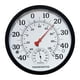 thumbnail image 5 of Temperatura de fuente fina Medidor de humedad Dispositivo de medición meteorológica Termómetro de higrómetro de carcasa negra resistente para la ofici, 5 of 5