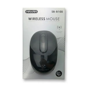 Mouse Inalámbrico Wireless Maxam Sb-B100 24Ghz 500-4000Dpi Negro