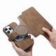 thumbnail image 2 of Funda Billetera Magnética para iPhone 16 Pro Max Soporte Tarjetas Desmontable Marrón, 2 of 6