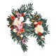 thumbnail image 3 of Flores Artificiales Swag Floral Swag Telón De Fondo Rústico Para Boda Mesa Naranja, 3 of 5