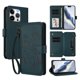 thumbnail image 1 of Funda Cartera Mariposa para [iPhone 16 Pro] con Soporte y Cremallera Verde oscuro, 1 of 6