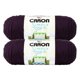 thumbnail image 1 of Hilo Caron Simply Soft Solids Plum Perfect Paquete de 2, 1 of 1