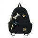 thumbnail image 1 of Y2K Girls Star Pattern Laptop Backpack Teen Student Large Capacity School Bookbag Corduroy Rucksack Double Strap Shoulder Bag, 1 of 3