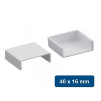 Globaltronics - Tapa Final Para Canaleta Pvc 40X16Mm