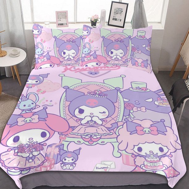 My Melody 3 Pieces Bedding Sets Soft Comforter Sets Decor Bedroom Gifts