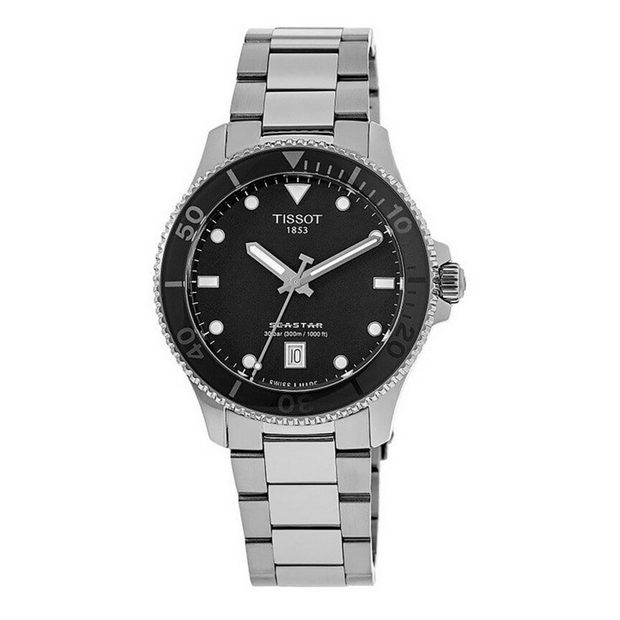 Tissot - Reloj Seastar 1000 Cuarzo Esfera Negra Unisex T1202101105100