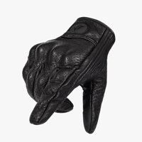 Guantes Para Motociclismo De Cuero Perforado Motowolf 0302 - Talla Xl
