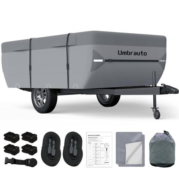 Cubierta Plegable para Camper Pop Up Umbrauto 12-14 pies Impermeable