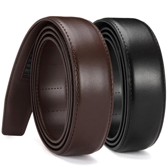 Correa de repuesto para cinturón CHAROREN Ratchet, piel de 40 mm, para hombre