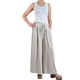 thumbnail image 1 of Pantalon Palazzo Algodon Mujer Tipo Lino Casual Playero 3001, 1 of 4
