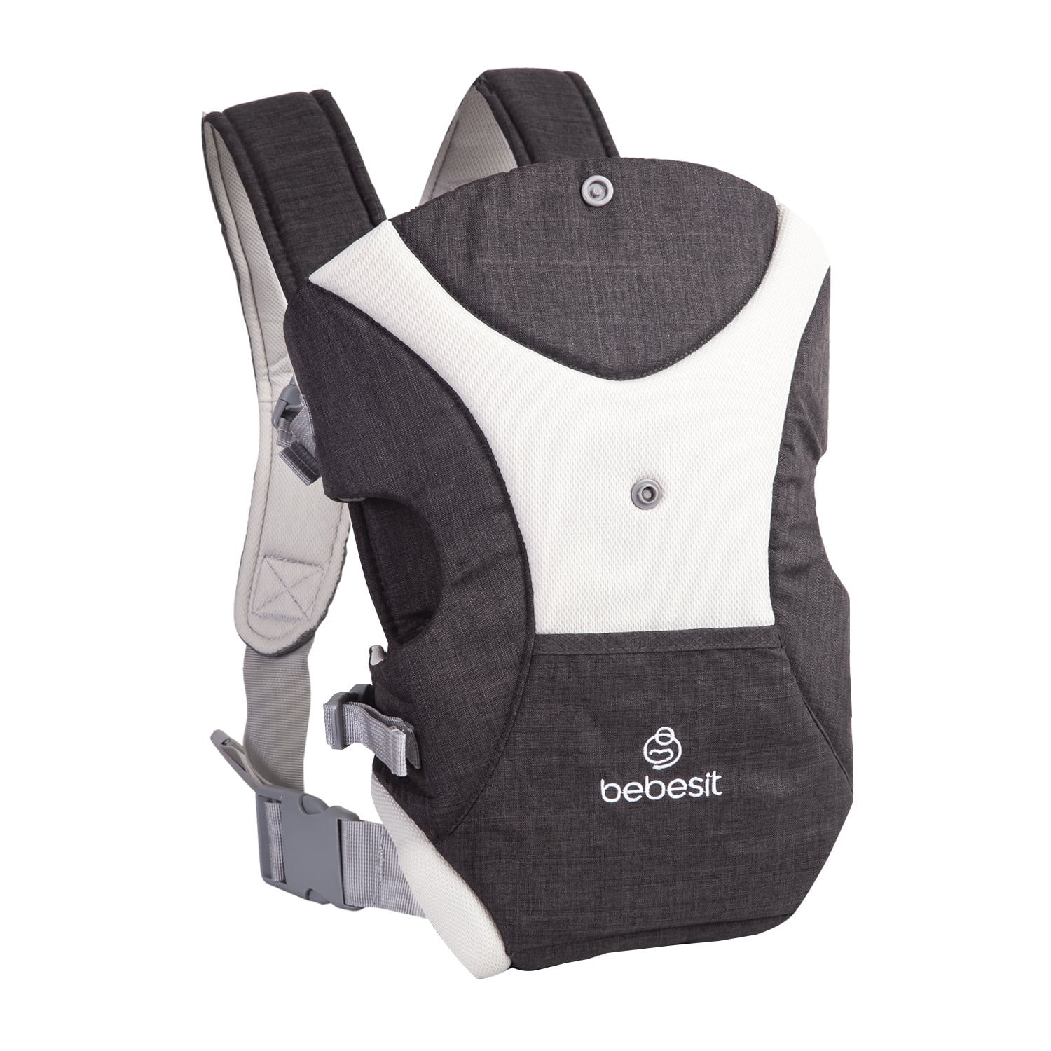 Bebesit - Porta Bebé 3 Posiciones En 1 Negro