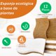 thumbnail image 4 of Pack 12 Esponjas de Cocina Naturales Esponja de Fregado de Celulosa y Coco Biodegradable, 4 of 8