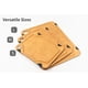 thumbnail image 5 of Tabla de cortar Toptier de fibra de madera antideslizante, 44 x 33 cm, natural, 5 of 7