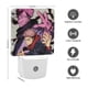 thumbnail image 2 of Jujutsu Kaisen Luz nocturna LED con sensor de anochecer a amanecer para dormitorio, baño, pasillo, escaleras - Lámpara LED nocturna de enchufe, 0.5W - 1 pieza, 2 of 6