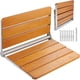 thumbnail image 1 of Asiento de ducha plegable de teca VEVOR montado en la pared 20,9 x 40,6 cm, 1 of 9