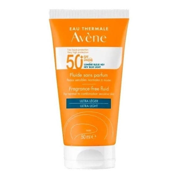 Avene Fluido Ultra Sin Color Pieles Mixtas Fpf50+ X 50 Ml