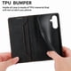 thumbnail image 5 of Funda tipo cartera con bloqueo RFID para Realme 16 Con tapa abatible, portatarjetas, cierre magnético, TPU y soporte Negro, 5 of 6