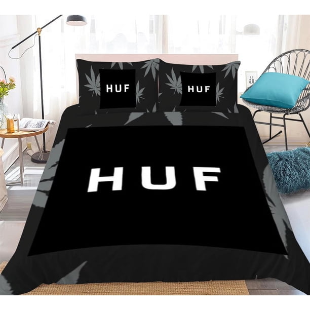 x550 Bed Sheets Size Bedding Set Quilt Cover With Zipper Closure Bedroom Decor Polyester Comforter Cover HUFS for Adults Pillow Cases Home 3-Piece Bedding Set (1 Duvet Cover + 2 Pillow Shams) nj550