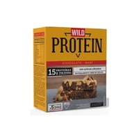 Barra Proteína Chocolate Maní 5 Un 225 G Wild Protein