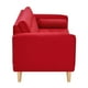 thumbnail image 5 of Sofa Retro 2c Felpa 05 Rojo, 5 of 6