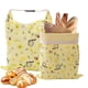thumbnail image 1 of Bolsas reutilizables de cera de abeja para pan, 2 unidades, para pan de masa madre, 1 of 7