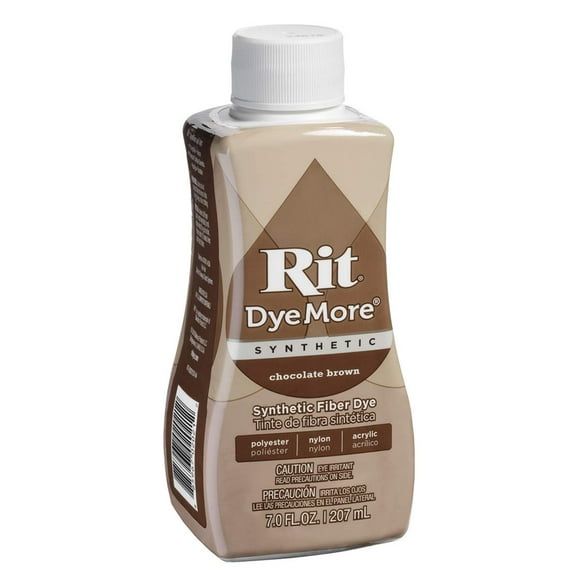 Tela sintética Dye Rit Liquid DyeMore de color marrón chocolate