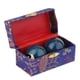 thumbnail image 4 of Bolas De Masaje De 2 Piezas Con Caja De Almacenamiento Bolas De Baoding Para Personas De Mediana Edad Gossip Blue, 4 of 5