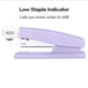 thumbnail image 4 of Stapler Deli Desktop con capacidad para 25 hojas y 640 grapas, color morado, 4 of 6